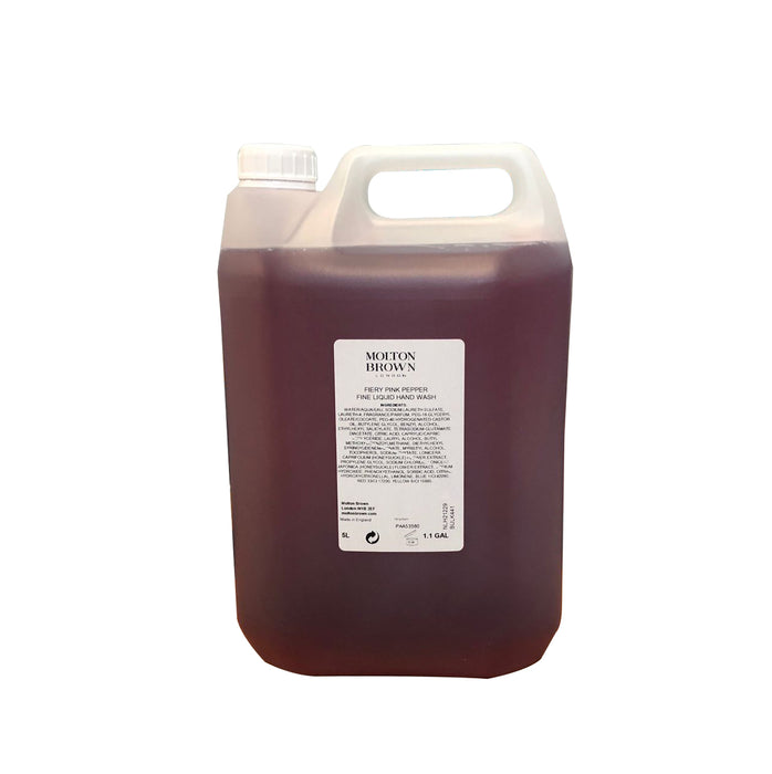 Jabon Liquido Para Manos Fiery Pink Pepper 5Lt Caja C/2 Piezas