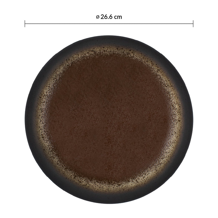 Plato Coupe 26.6 cm Porcelana Ambar D'ombre