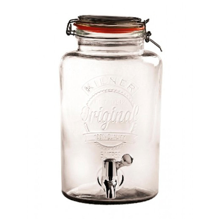 Dispensador de Jugos de Vidrio 5 Lt 25.8 X 18 X 31.5 Cm