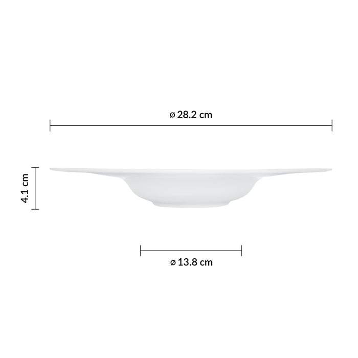 Plato Pasta 28.2 cm Blanco Agrume