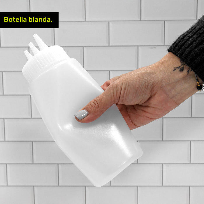 Mamila 3 Picos 16 Oz (473ml) Plastico Traslucido