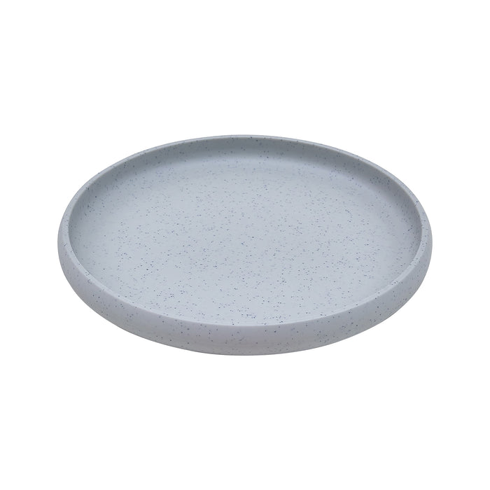 Plato Coupe 21.8x2.5 cm Melamina Gris Michelin