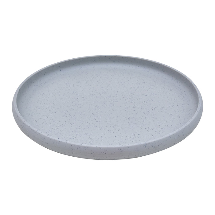Plato Coupe 27x2.5 cm Melamina Gris Michelin