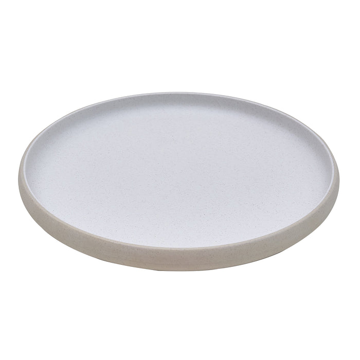 Plato Coupe 27x2.5 cm Melamina Arena Interior Blanco Michelin