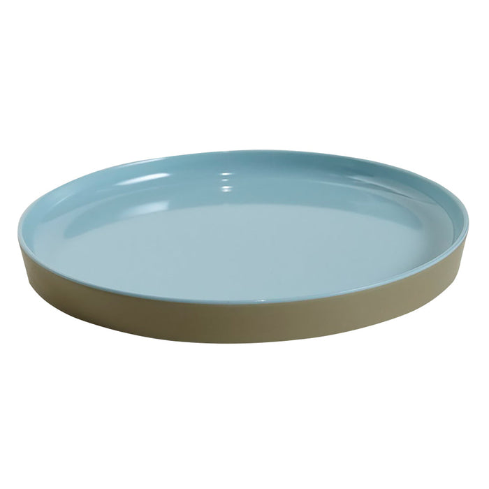 Plato/Tapa 15x1.9cm Melamina Azul Bento Box