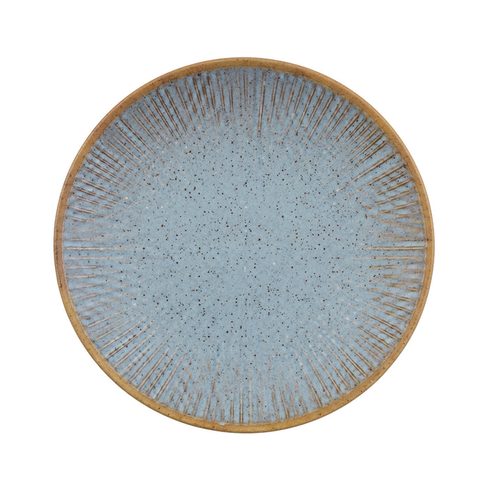 Plato Borde Alto 22x2.5 cm Melamina Aqua