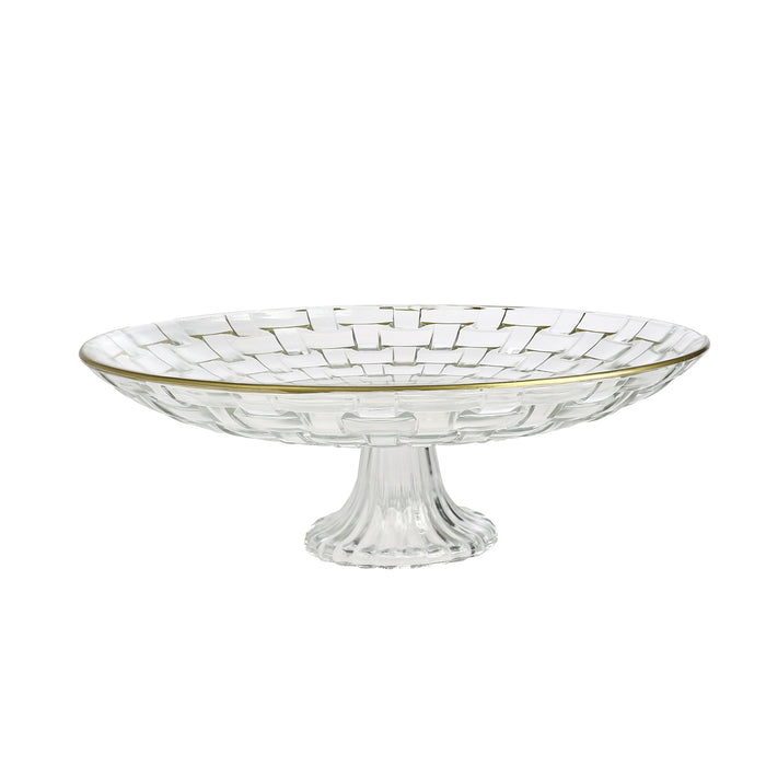Plato Coupe Con Pie 32x11 cm Vidrio Royal