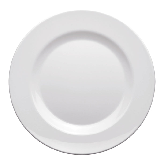 Plato Trinche 25.4x2.44 cm Melamina Blanco Ultra