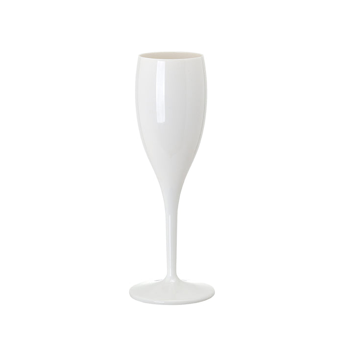 Copa Flauta 4 3/5 Oz (133ml) Policarbonato Blanco