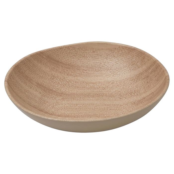 Bowl 31.5x31.5x8.5 cm Melamina Efecto Madera Banana Leaf