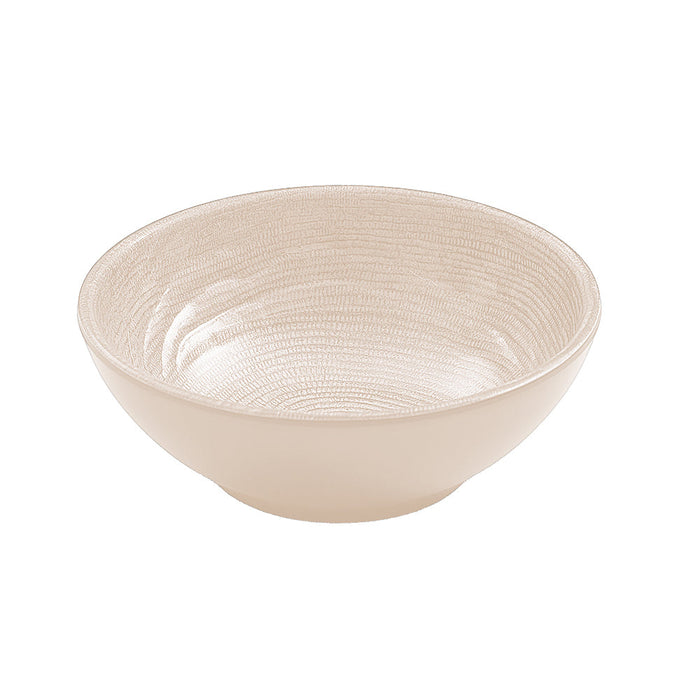 Bowl 4 3/4 Oz (140ml) 10x3.5cm Melamina Beige Lines