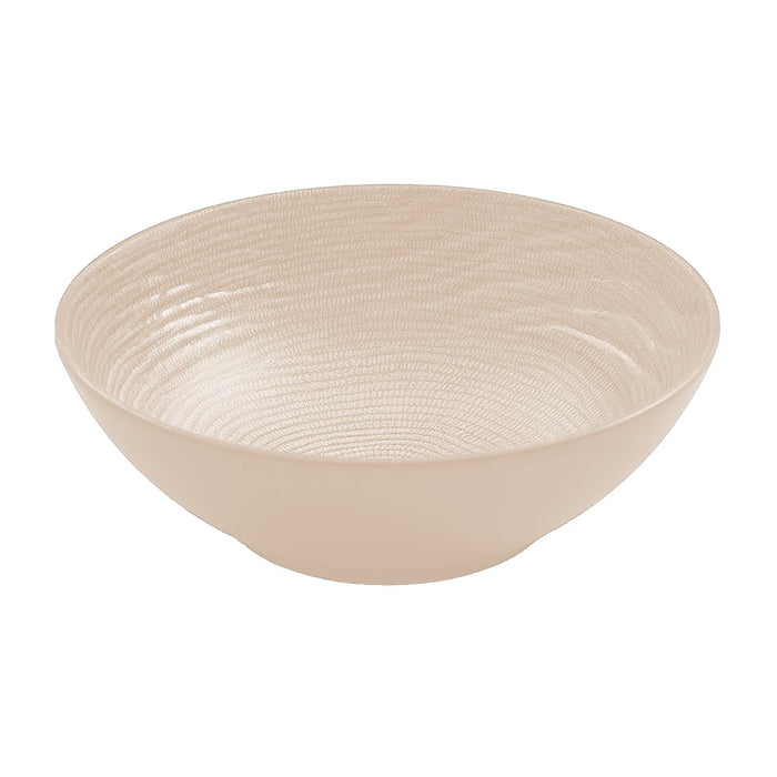 Bowl 1Lt 19x6.3cm Melamina Beige Lines