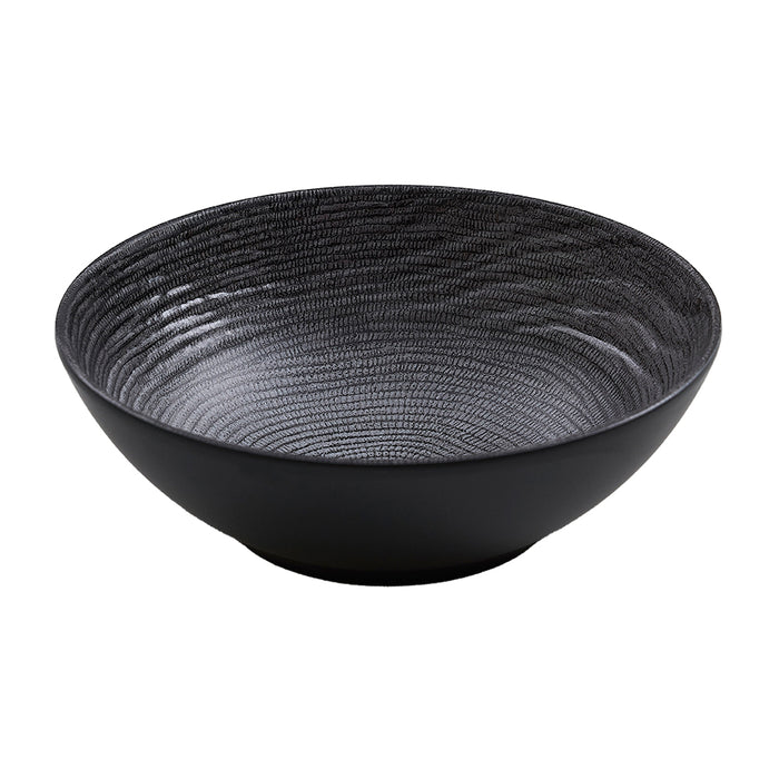 Bowl 1Lt 19x6.3cm Melamina Negra Lines