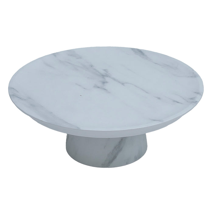 Base Para Pastel 32x12.2cm Melamina Efecto Marmol Cake Stand