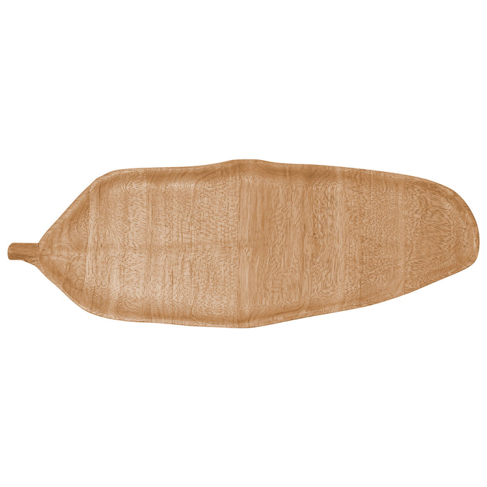 Charola Hoja 46x25.4x3 cm Melamina Efecto Madera Banana Leaf