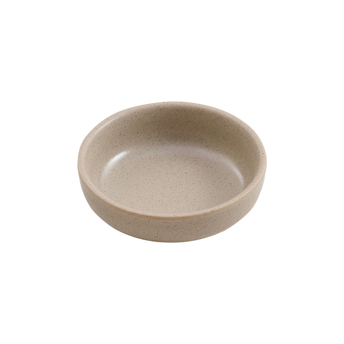 Plato Borde Alto 8x2.75 cm Melamina Beige Speckle Tucson