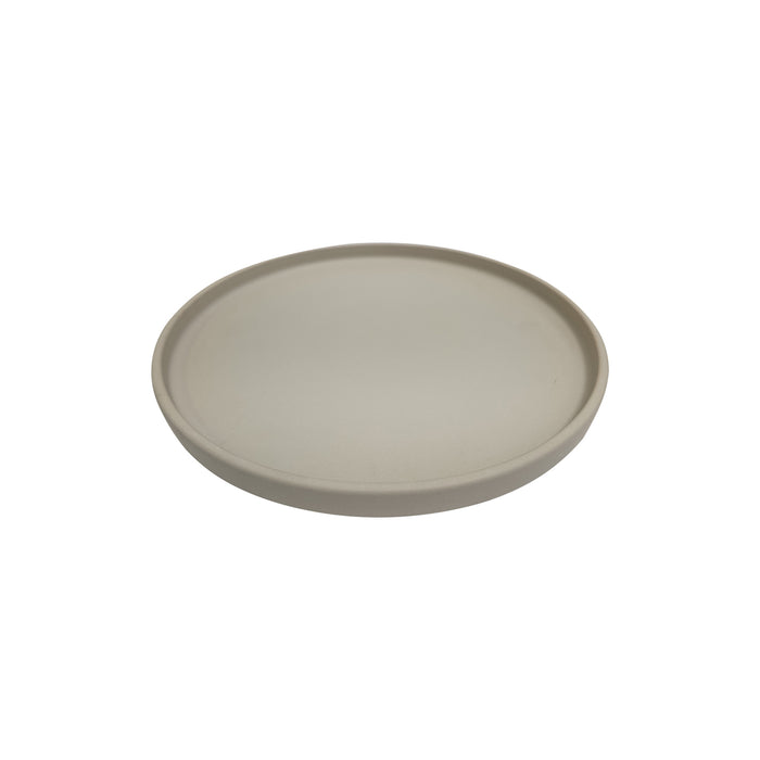 Plato Borde Alto 12 cm Gris Artza