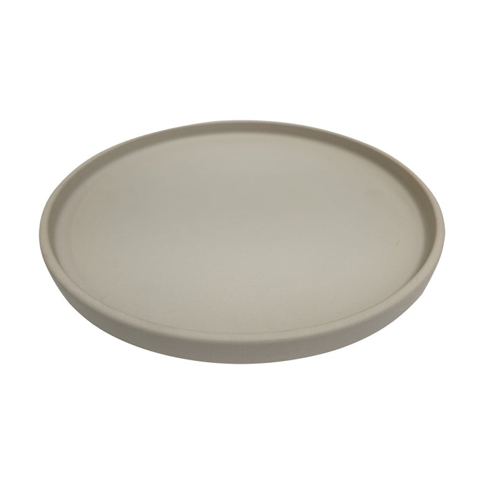 Plato Borde Alto 23 cm Gris Artza