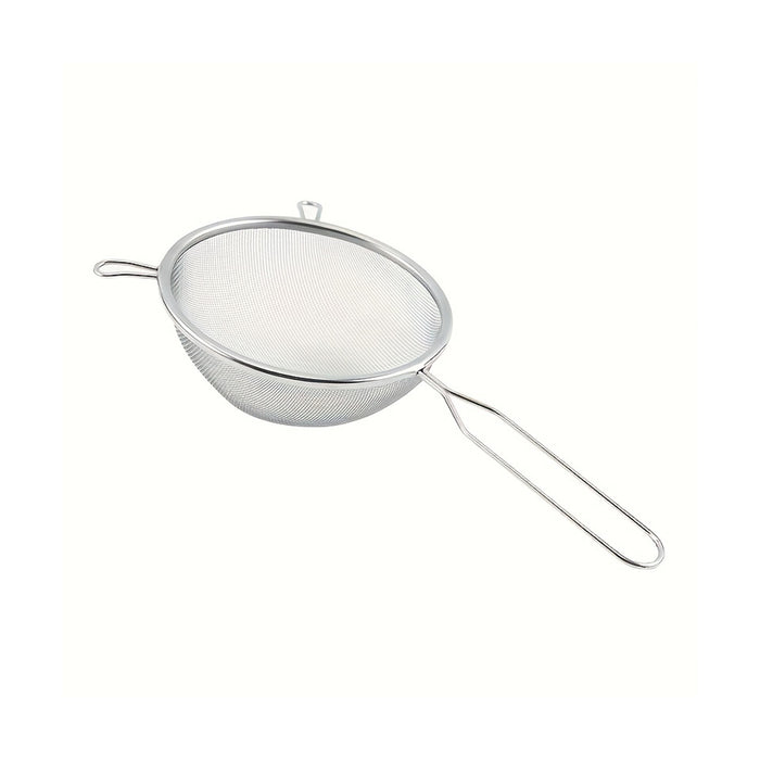 Colador Malla Fina 14 cm Acero Inoxidable