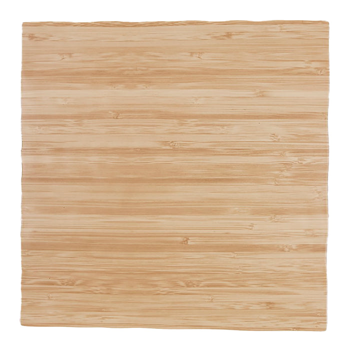 Charola Cuadrada 28.5x0.9cm Melamina Bamboo