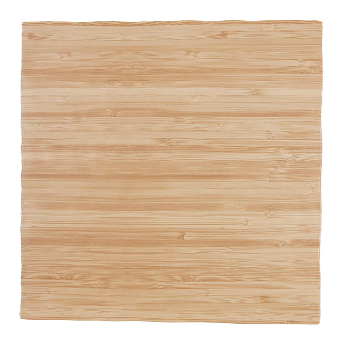 Charola Cuadrada 28.5x0.9cm Melamina Bamboo