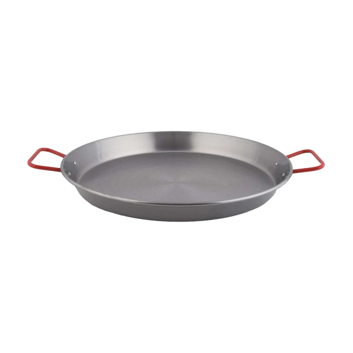 Paellera 55cm 16 Porciones Acero Pulido Carbono