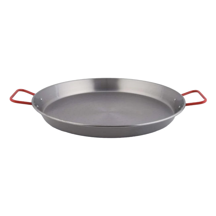 Paellera 90 Cm 50 Porciones Acero Pulido Carbono