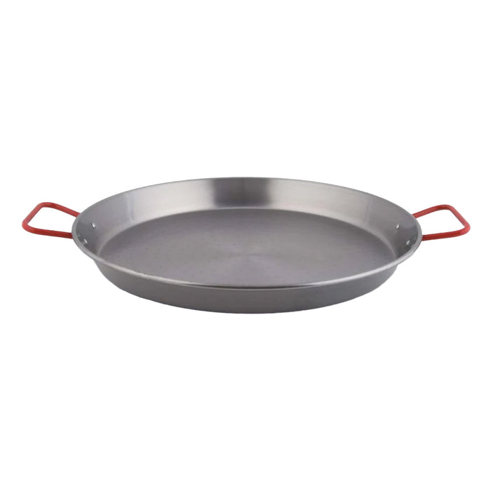 Paellera 90 Cm 50 Porciones Acero Pulido Carbono