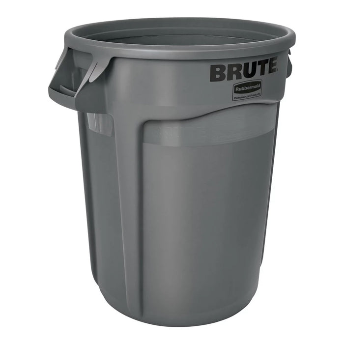 Bote Para Basura 55.9 Cm Diametro x 69.2 Cm 121 Lt Plastico Gris