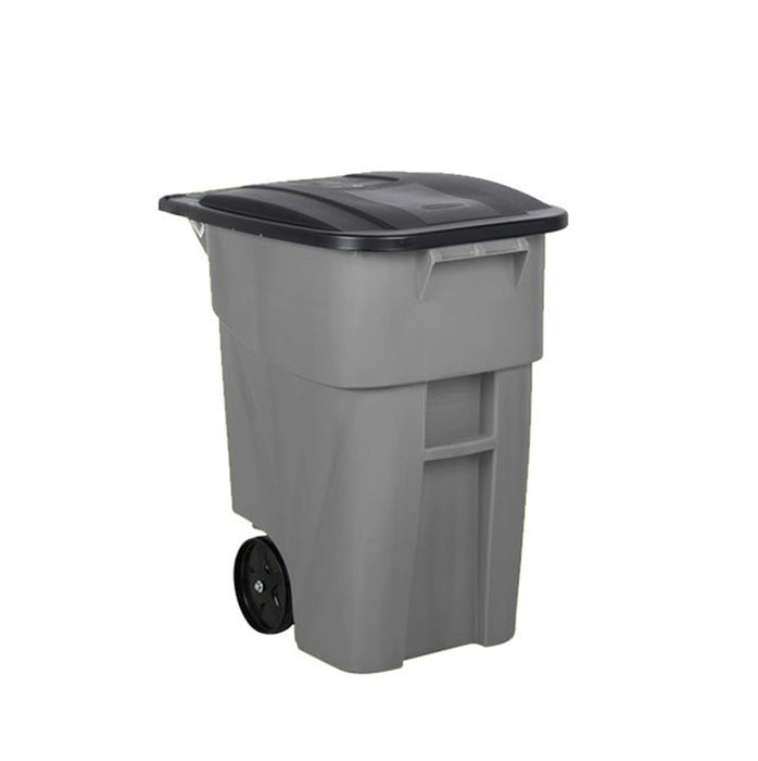 Bote Para Basura Con Ruedas Con Tapa 72.4x59.4x92.7cm 189Lt Plastico Gris Brute
