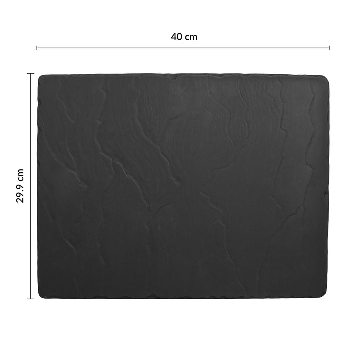 Pizarra Rectangular Gris Mate Basalt