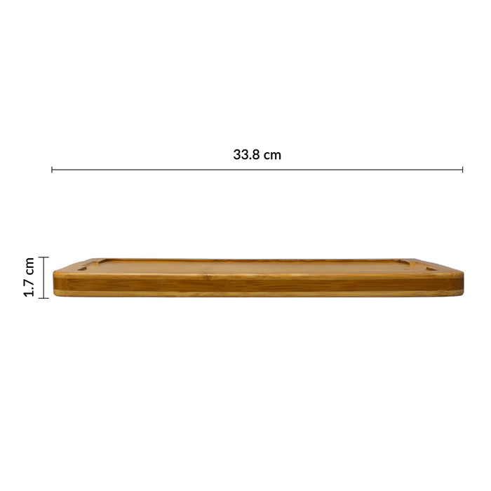 Tabla Rectangular 33.8 cm Basalt