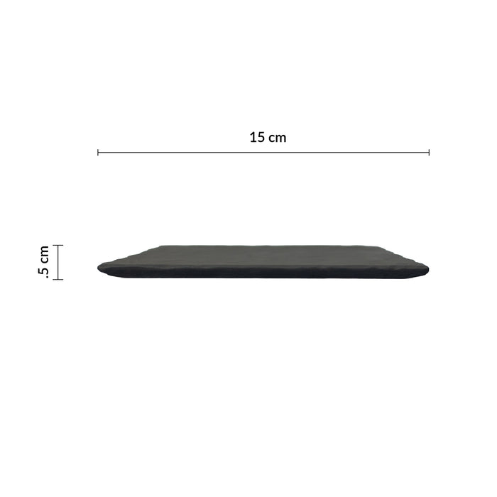 Pizarra Cuadrada 15x15 Gris Mate Basalt