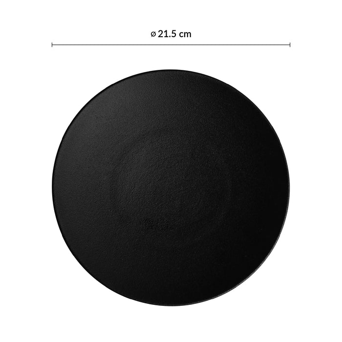 Plato Trinche 21.5 cm Negro Equinoxe