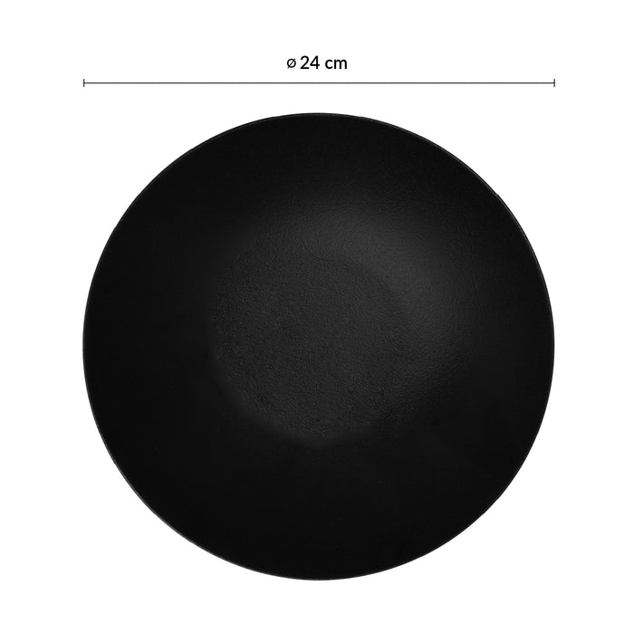 Plato Coupe Hondo 1 L Negro Hierro Equinoxe