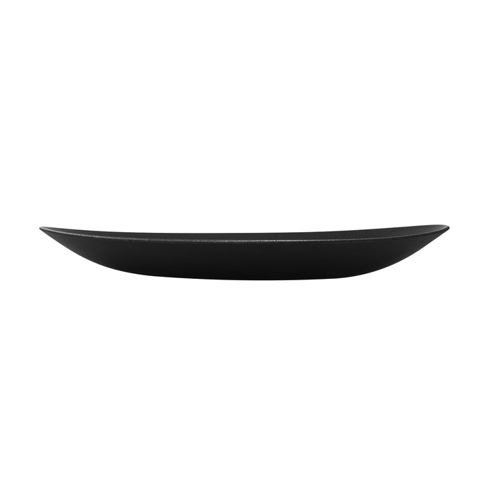 Plato Oval 34.5 cm Negro Equinoxe