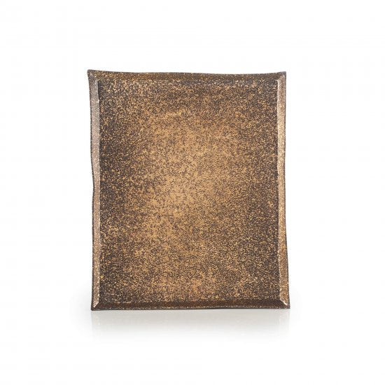 Plato Rectangular 21 X 17 X 1.5 Cm Cosmos Gold Solstice