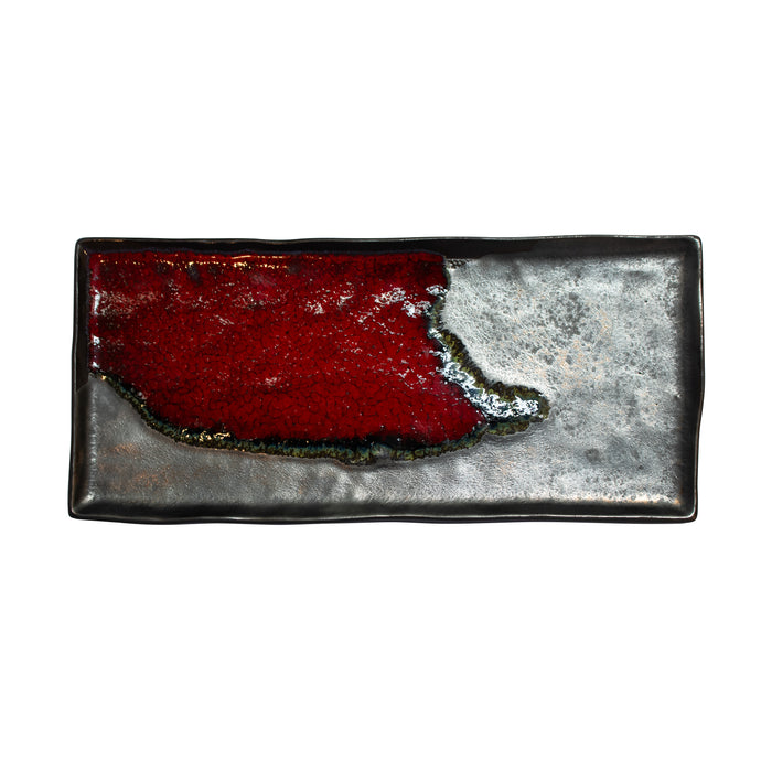 Plato Rectangular 30.2x13.6 cm Solar Storm Solstice