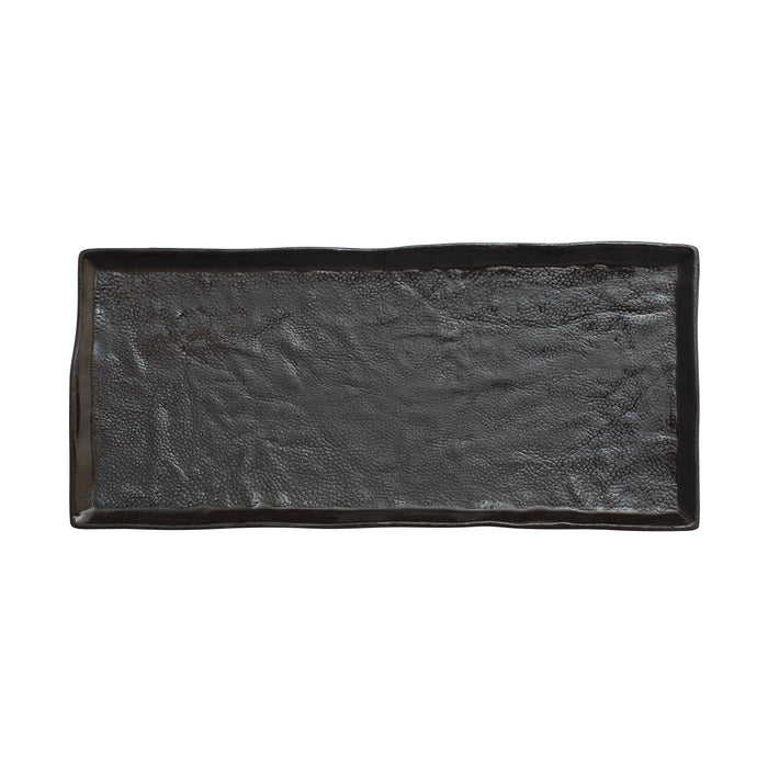 Plato Rectangular 30x13.5 cm Negro Moon Solstice