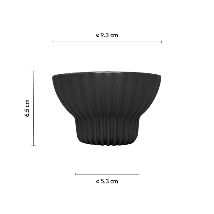 Bowl 4 3/4 Oz (141ml) Dark Metal Pekoe