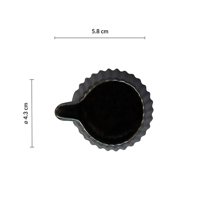 Cremera 3 1/2 Oz (104ml) Dark Metal Pekoe