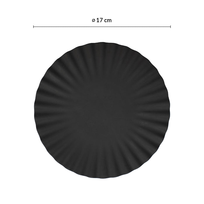 Plato Trinche 17x2 cm Dark Metal Pekoe