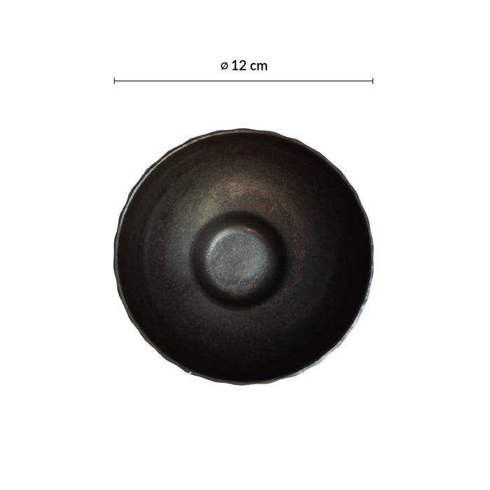 Bowl 10 Oz (296ml) 12x6.2 cm Dark Metal Pekoe