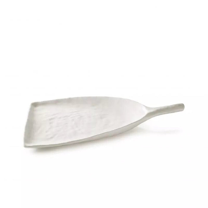 Plato Tipo Pala 18 X 14 X 2 Cm Alabaster White Yli