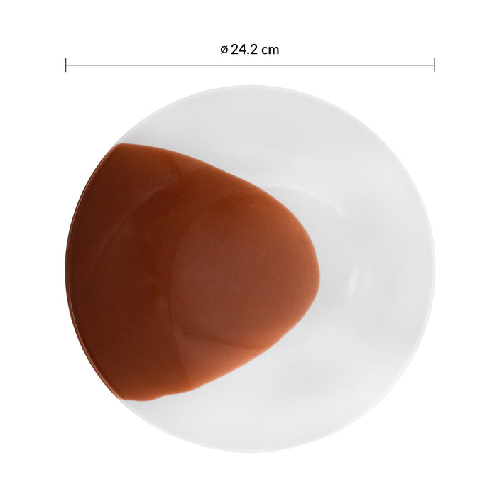 Bowl Coupe 24.2 cm Cognac Confluence