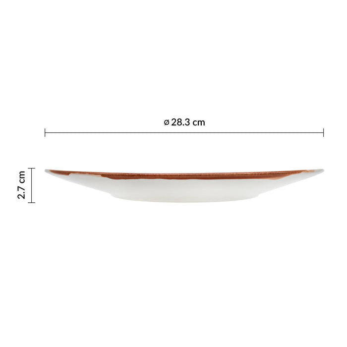 Plato Coupe 28.3 cm Cognac Confluence