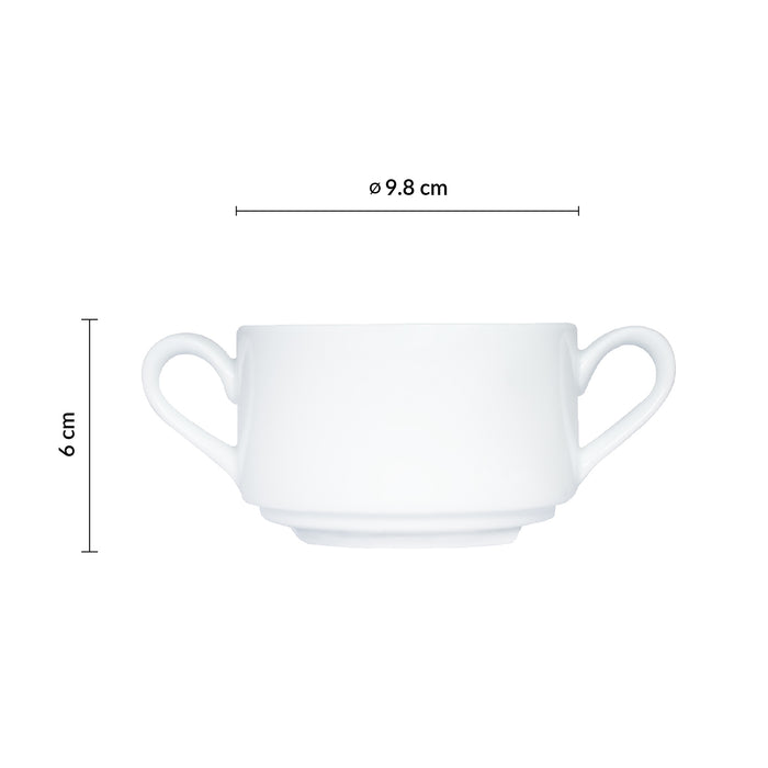 Tazon Consome Con Asas Apilable 10 Oz (296ml) Access