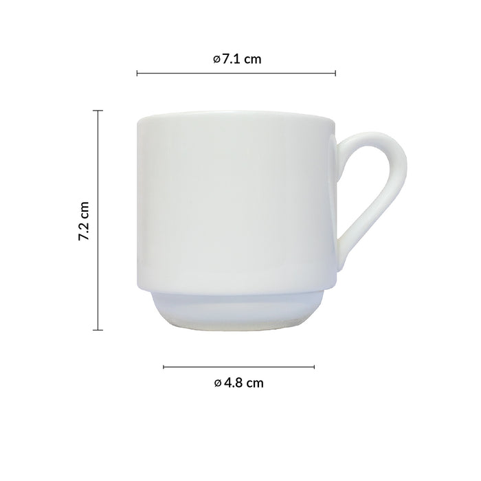 Taza Cafe Apilable 6 1/2 Oz (178ml) Banquet