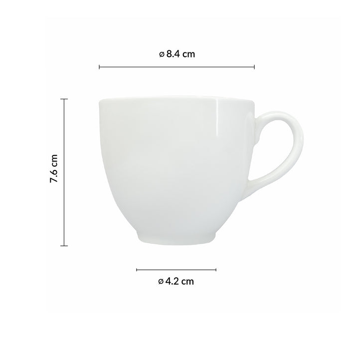 Taza Cafe No Apilable 7 3/4  Oz (208ml) Classic