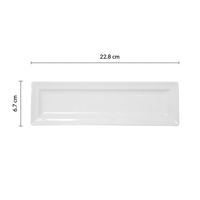 Plato Rectangular 22.8x6.7 cm Classic